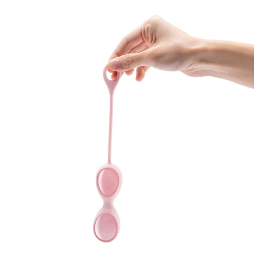 Le Wand Rose Quartz Crystal Yoni Eggs
