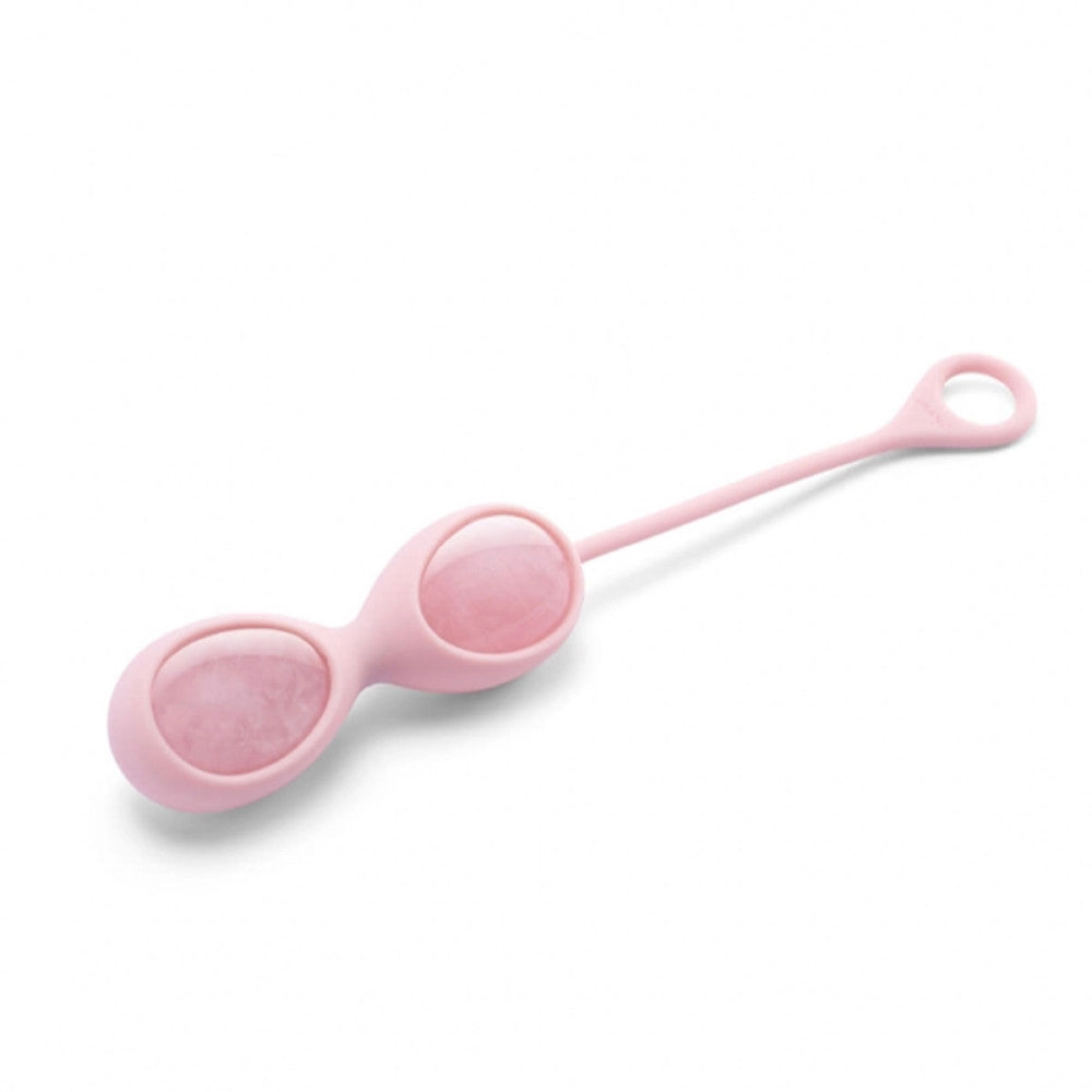 Le Wand Rose Quartz Crystal Yoni Eggs