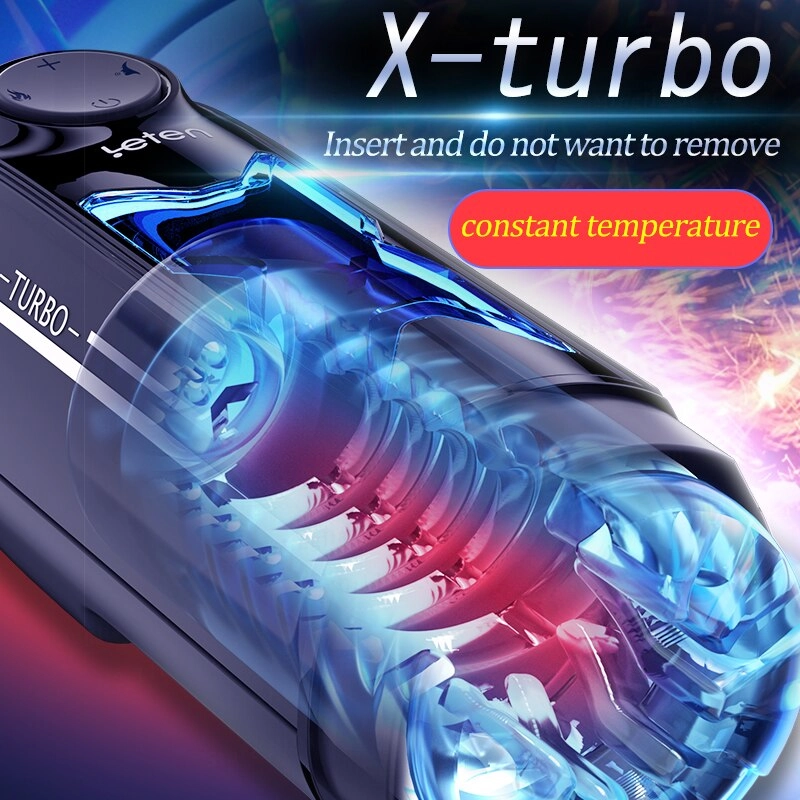 Leten X-Turbo 700 times/Min Electric Piston Heated Male Masturbator