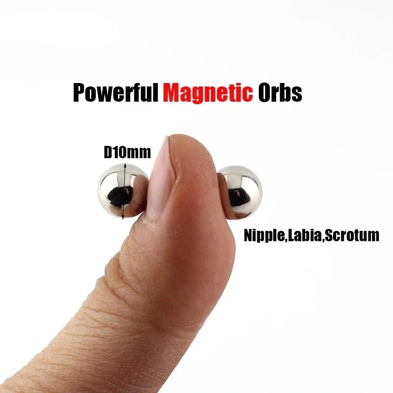Magnetic Nipple Clamps XL Powerful Magnetic Orbs