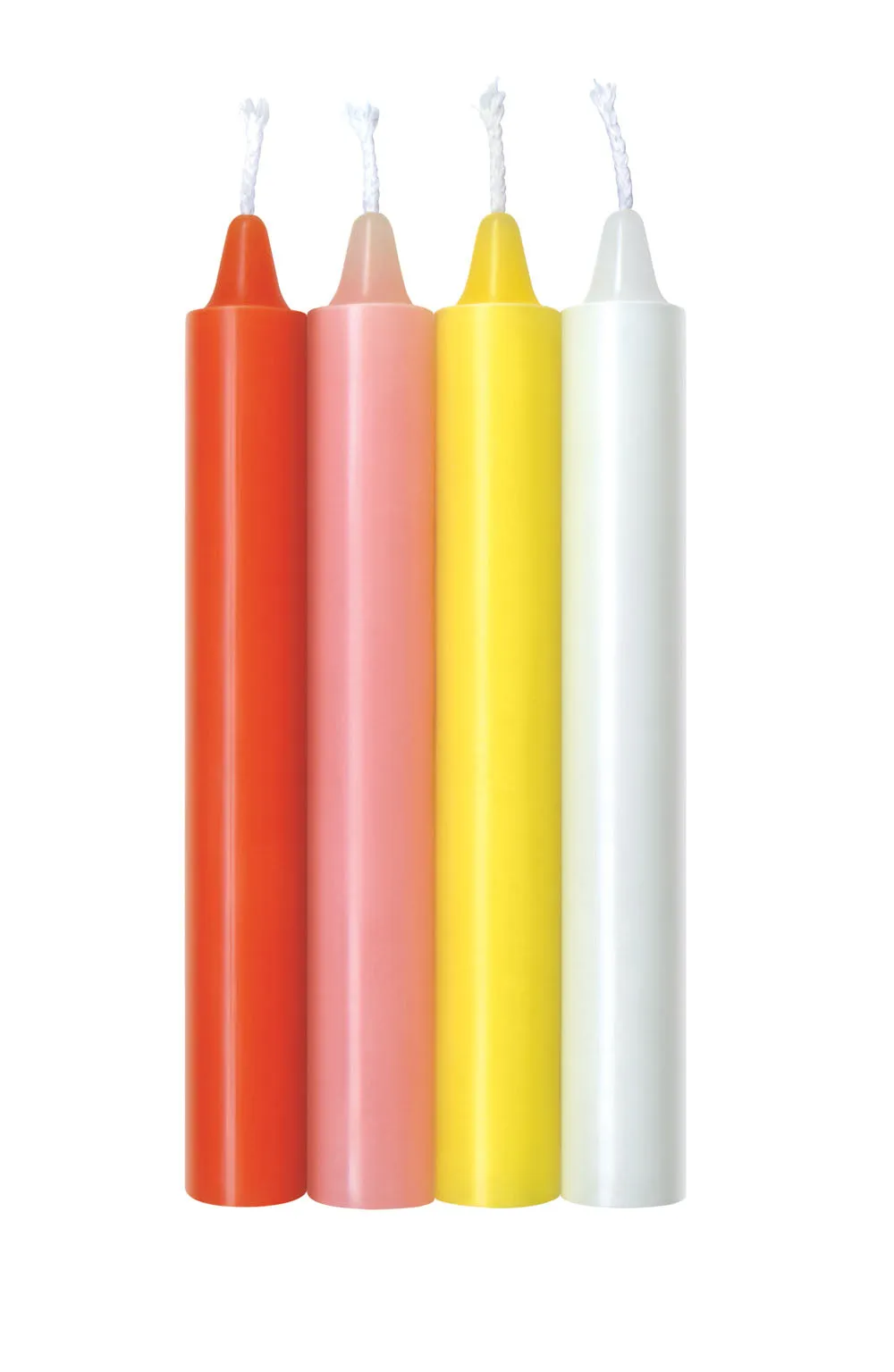 Make Me Melt Sensual Warm-Drip Candles 4 Pack in Pastel