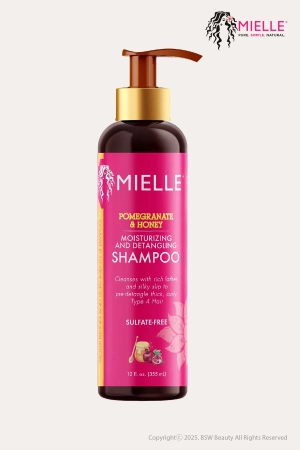 MIELLE POMEGRANATE & HONEY MOISTURIZING AND DETANGLING SHAMPOO 12oz