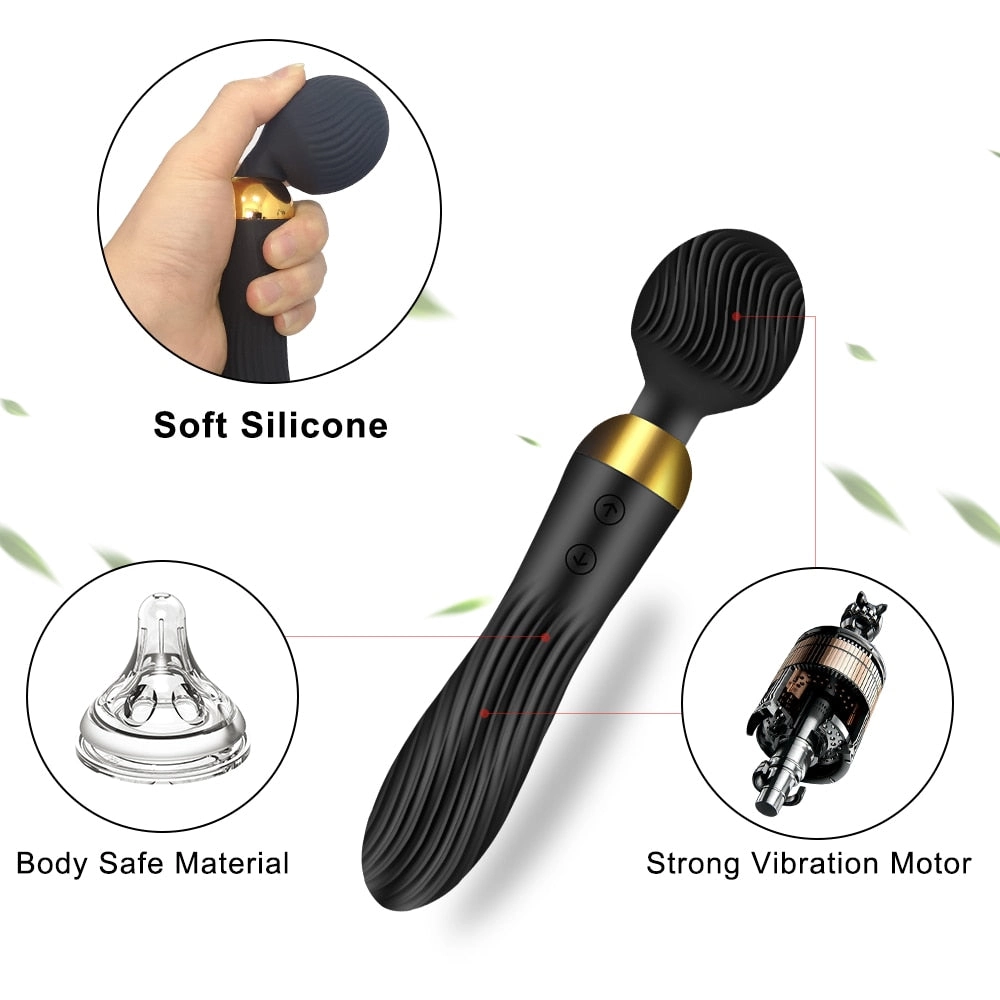Mini AV Magic Wand Massager Dildo Vibrator Sex Toys for Adults Women Clit Clitoris Stimulator