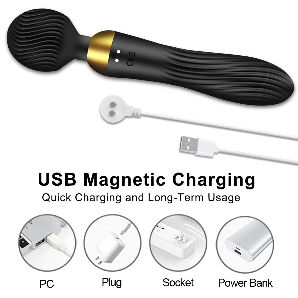 Mini AV Magic Wand Massager Dildo Vibrator Sex Toys for Adults Women Clit Clitoris Stimulator