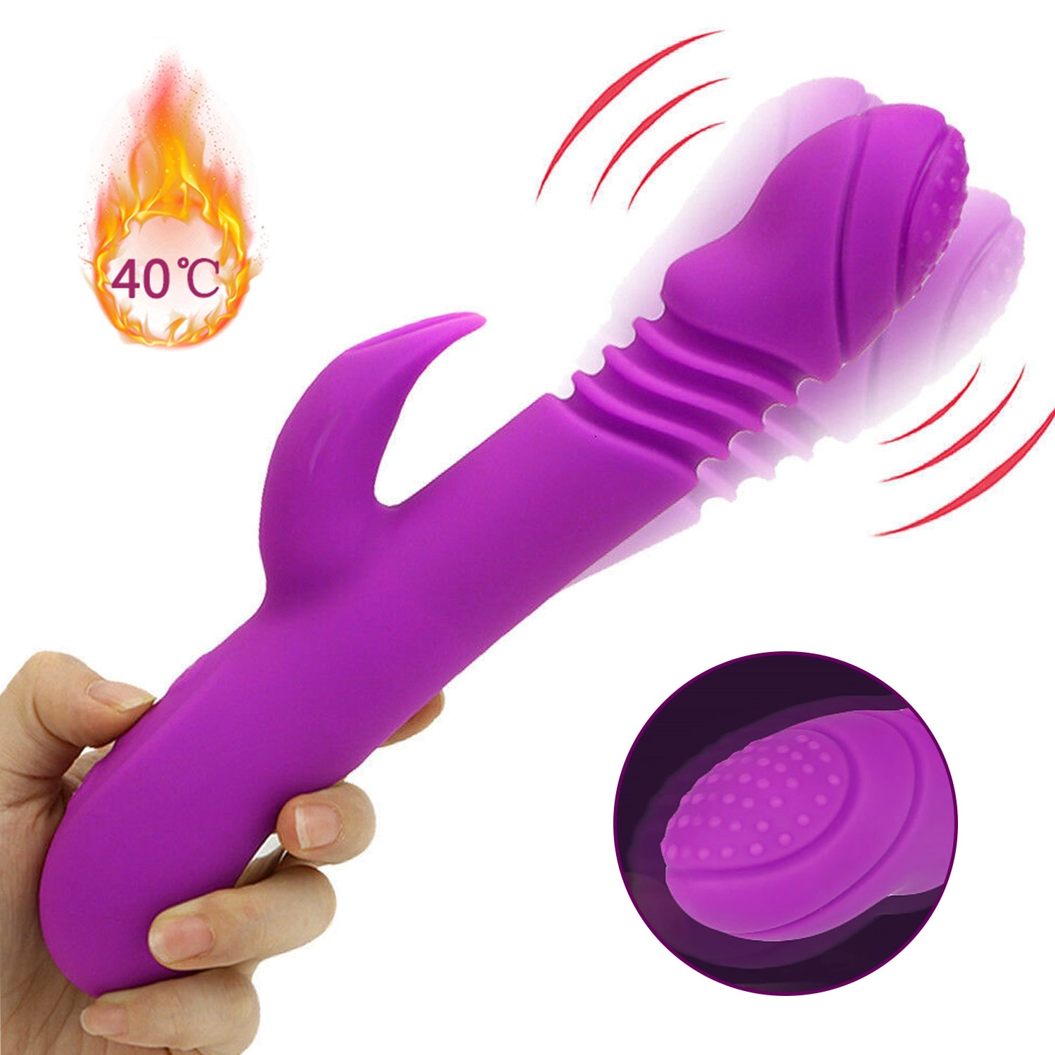 Multi-frequency Vibration Rabbit Vibrator