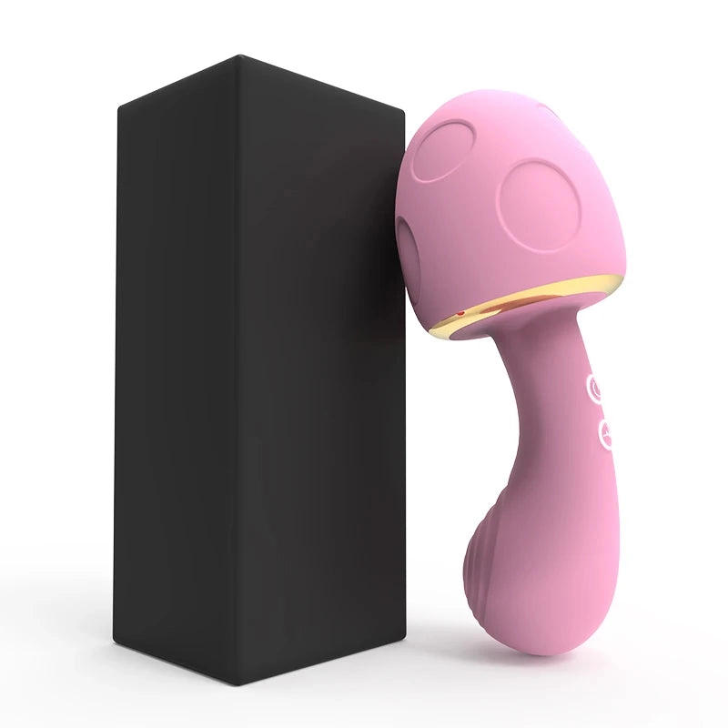 Mushroom Vibrator Heated Dual Vibrating Vibrator