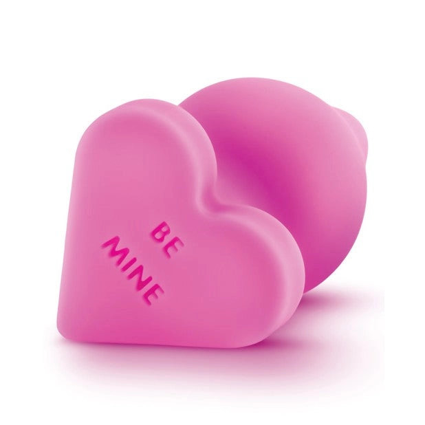 Naughty Candy Hearts Buttplug Be Mine in Pink