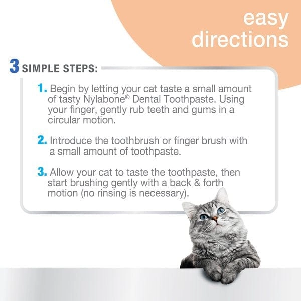 Nylabone Advanced Cat Oral Care Dental Kit For Cats