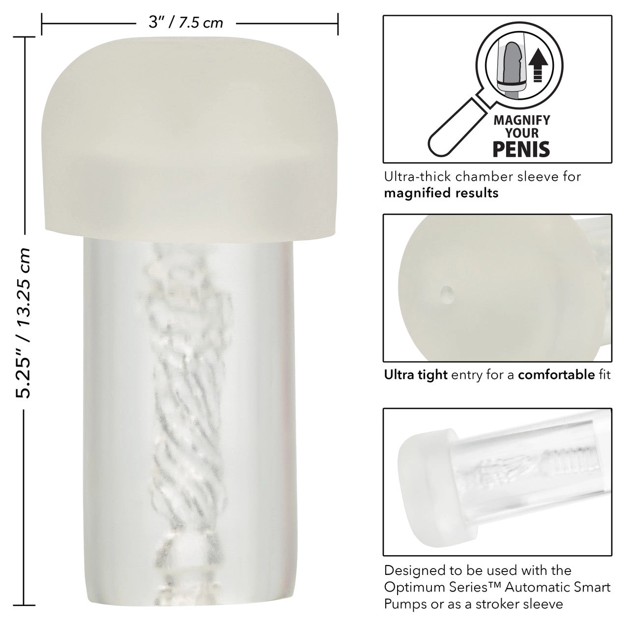 Optimum Series Automatic Smart Pump Replacement Sleeve - Clear
