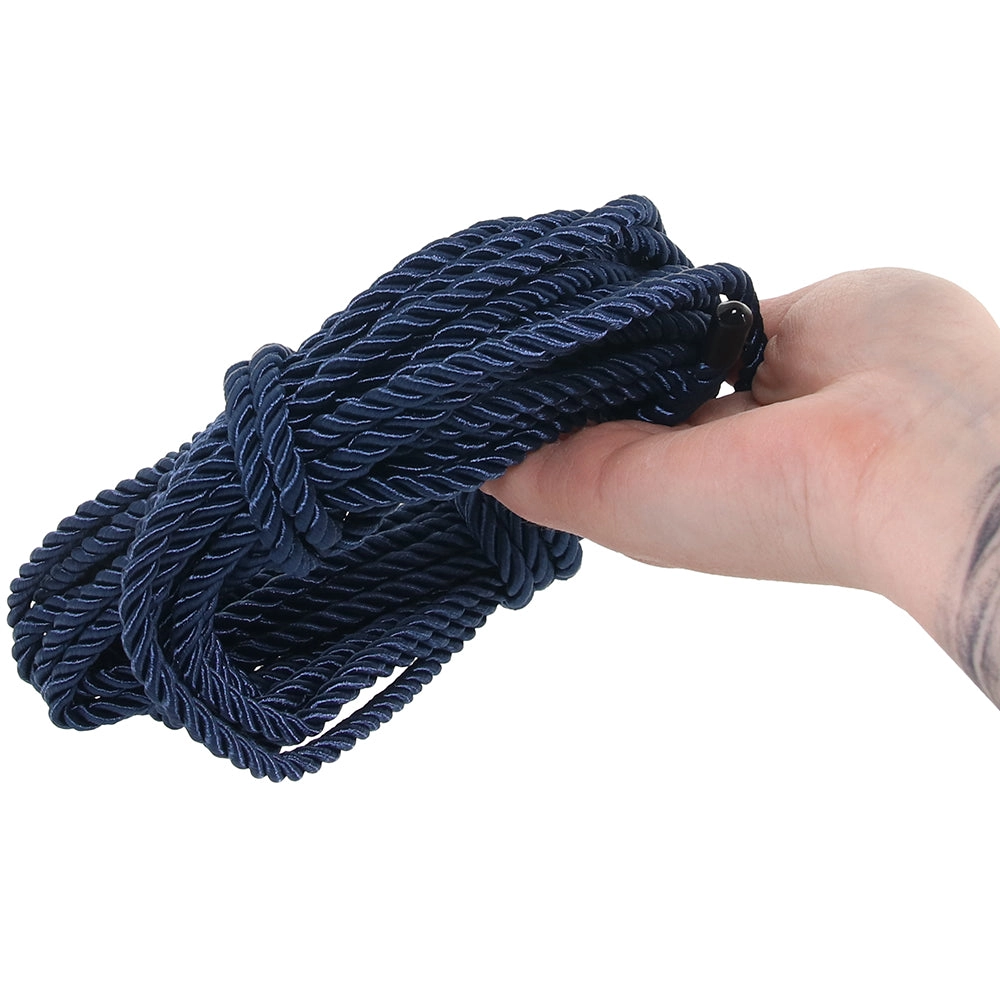 Ouch! 32.8'/10m Bondage Rope in Navy Blue