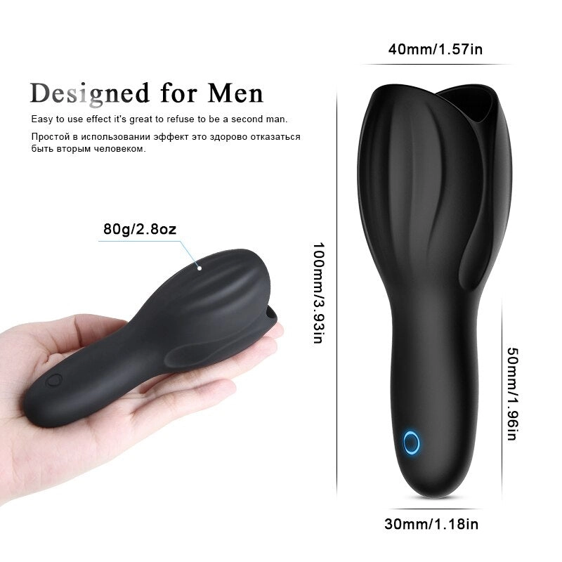 Penis Massage Vibrator for Men Dick Stimulator USB Charge Body Massage Toys Waterproof Adult Toy for Men