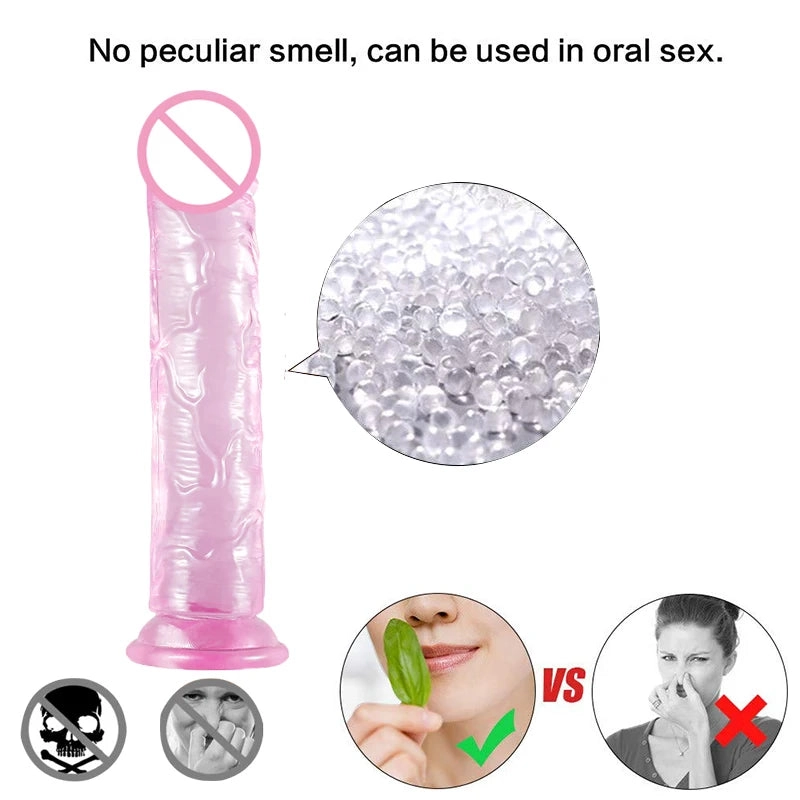 Pink Dildo for Women Realistic Anal Dildo