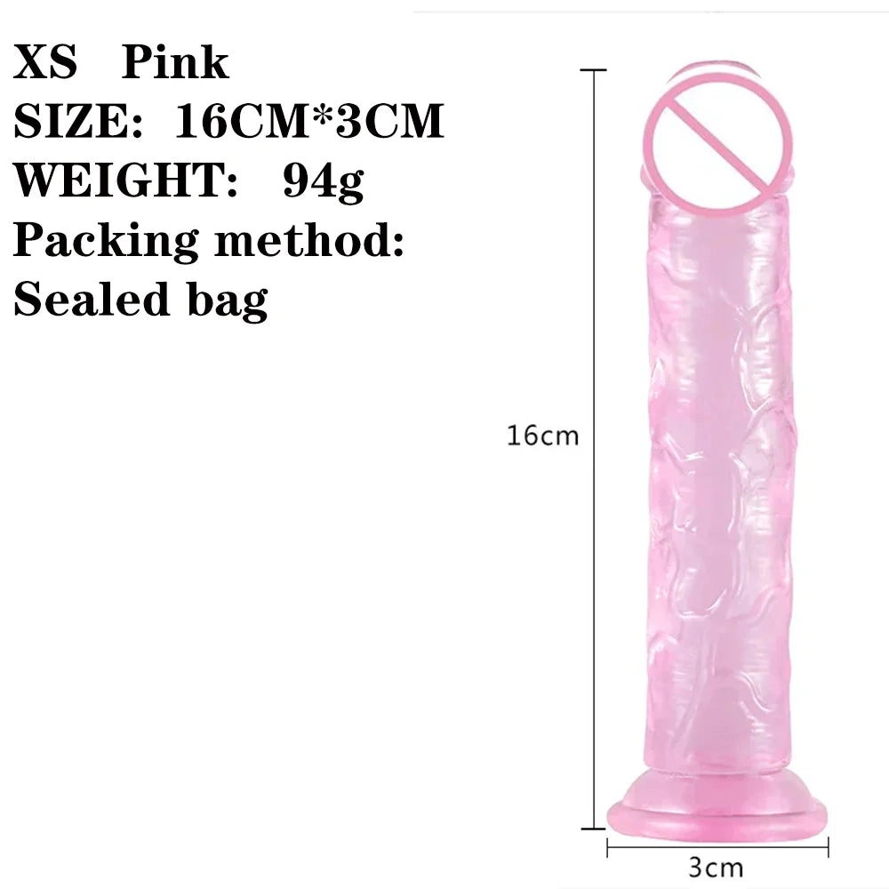 Pink Dildo for Women Realistic Anal Dildo