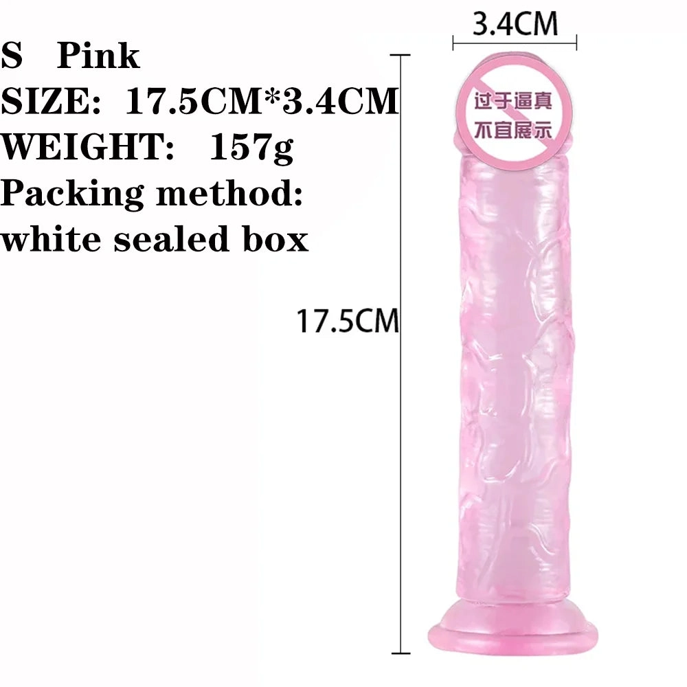 Pink Dildo for Women Realistic Anal Dildo