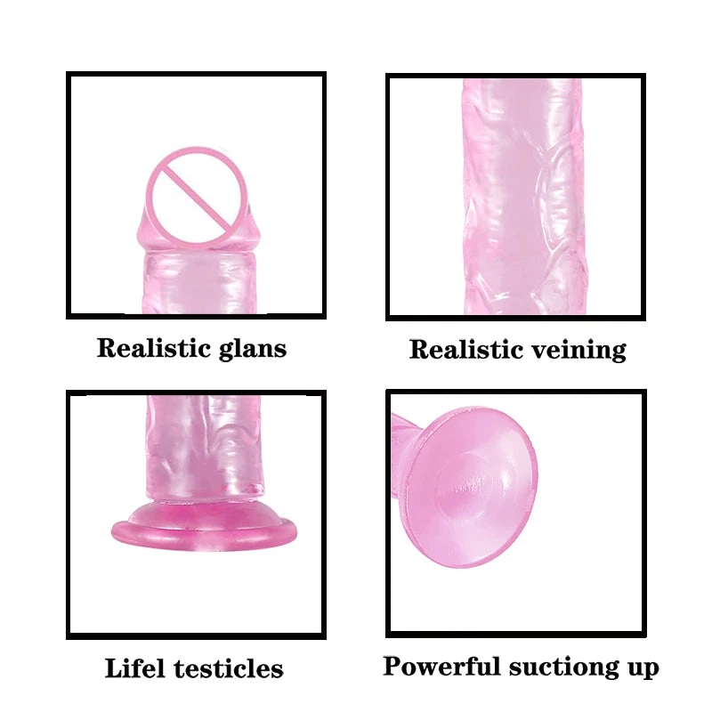 Pink Dildo for Women Realistic Anal Dildo