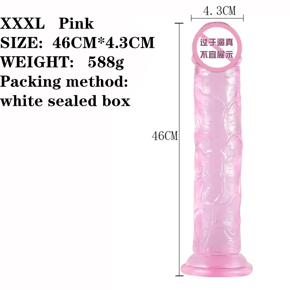 Pink Dildo for Women Realistic Anal Dildo