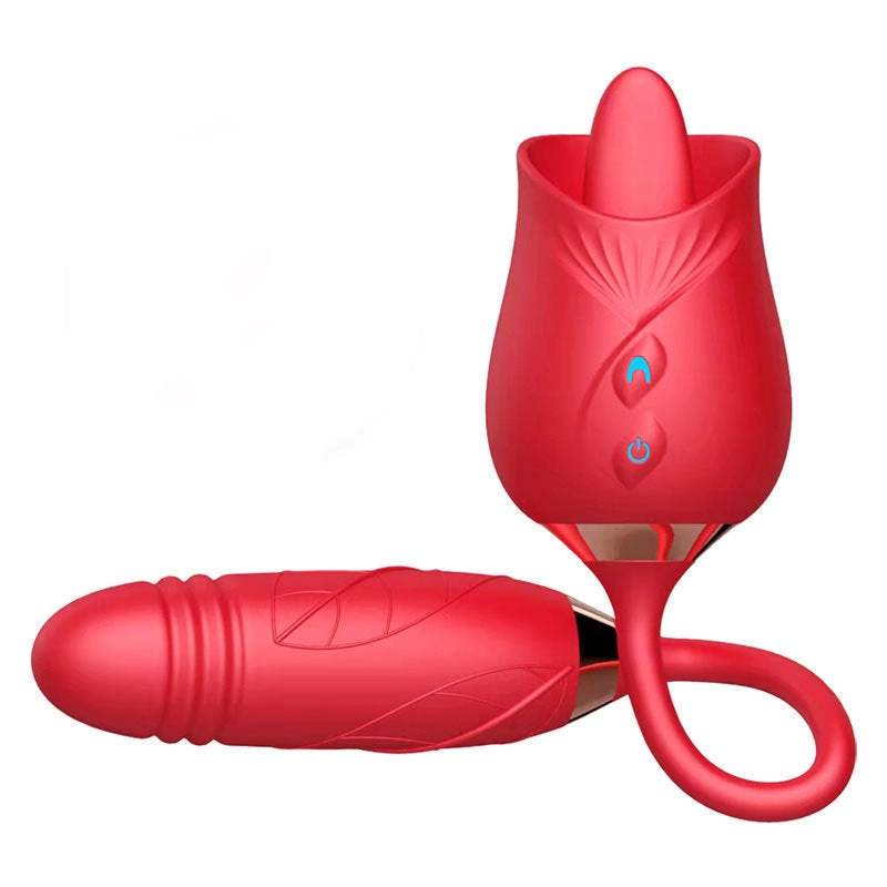 Playfultoy Rose Tongue Licking Vibrator