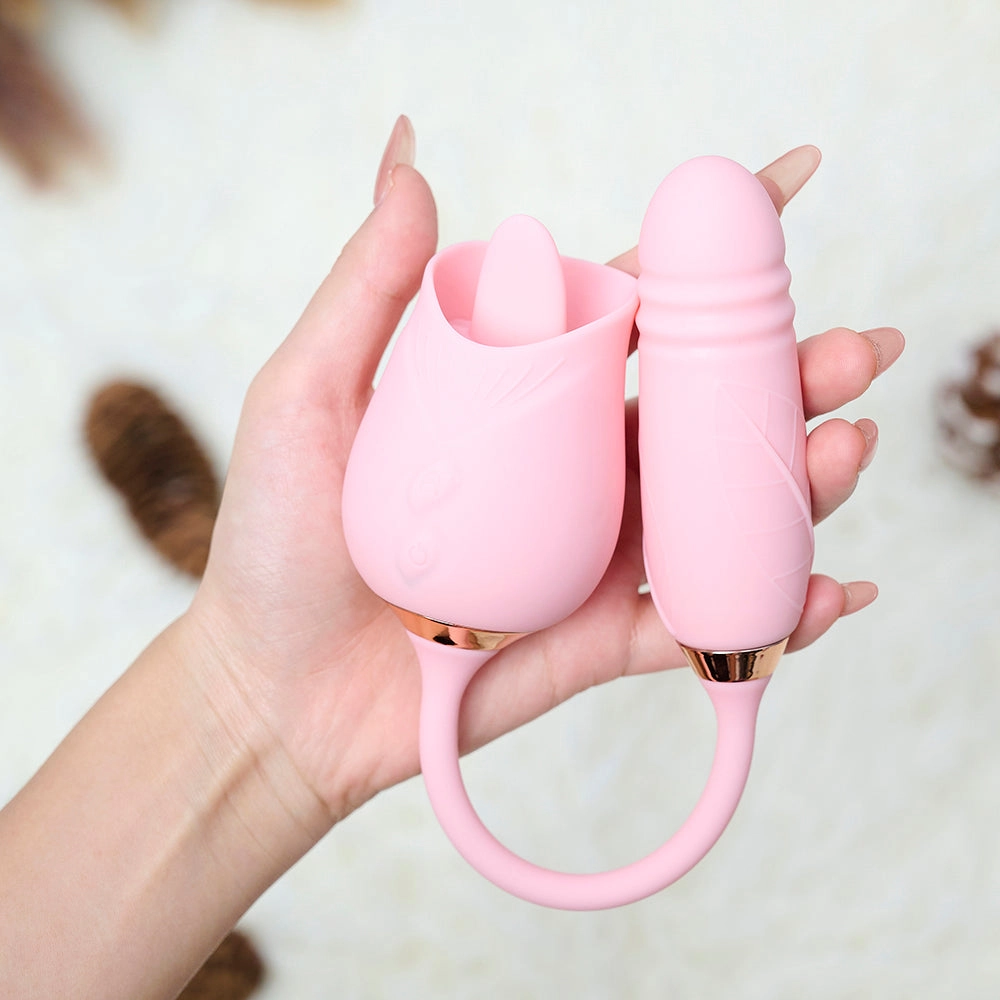 Playfultoy Rose Tongue Licking Vibrator