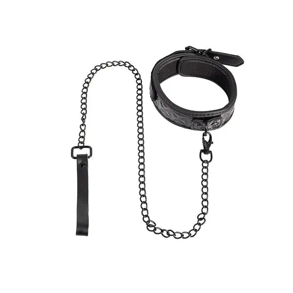 Power Play Collar & Leash - Black