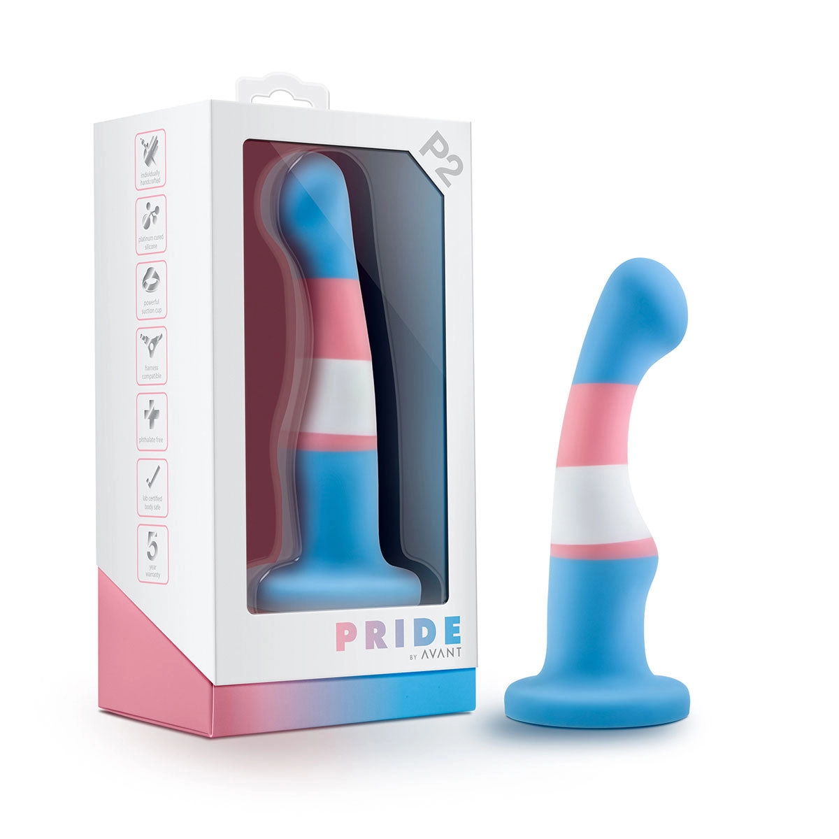 Pride Trans Silicone Dildo