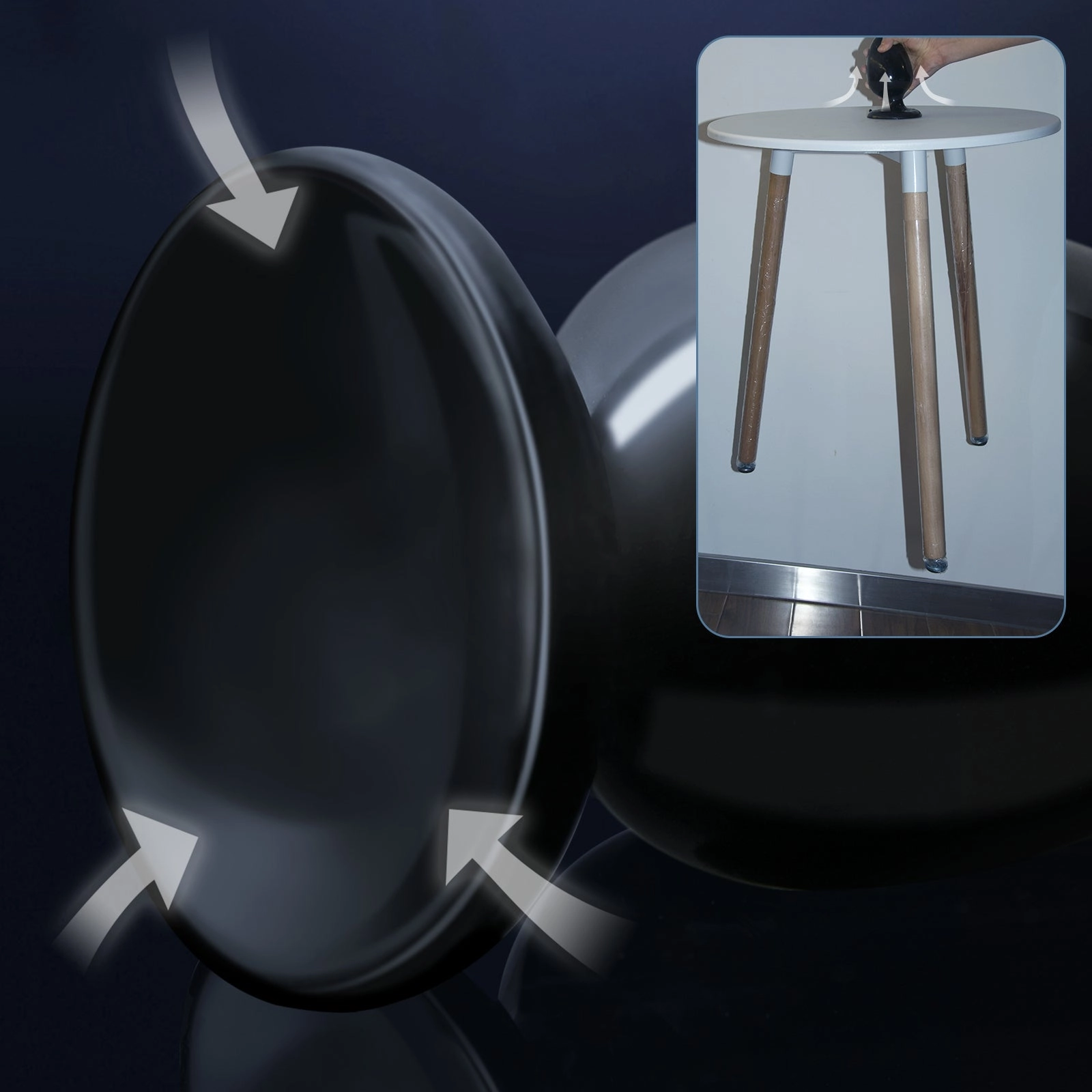QUTOYS Black Huge Anal Butt Plug-Max Size Black