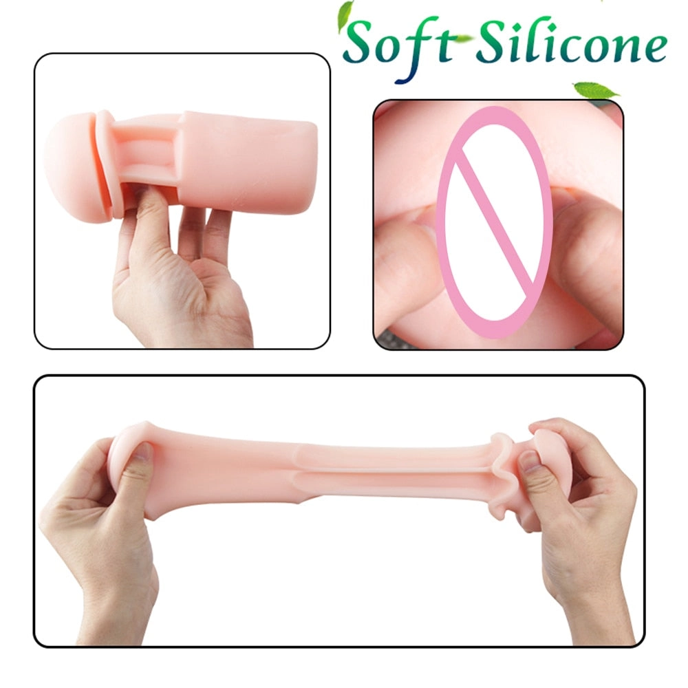 Realistic Tip of Tongue & Mouth Vagina Pocket Pussy for Men Blowjob Stroker Vibrating Sex Toys Automatic Male Masturbator Cup