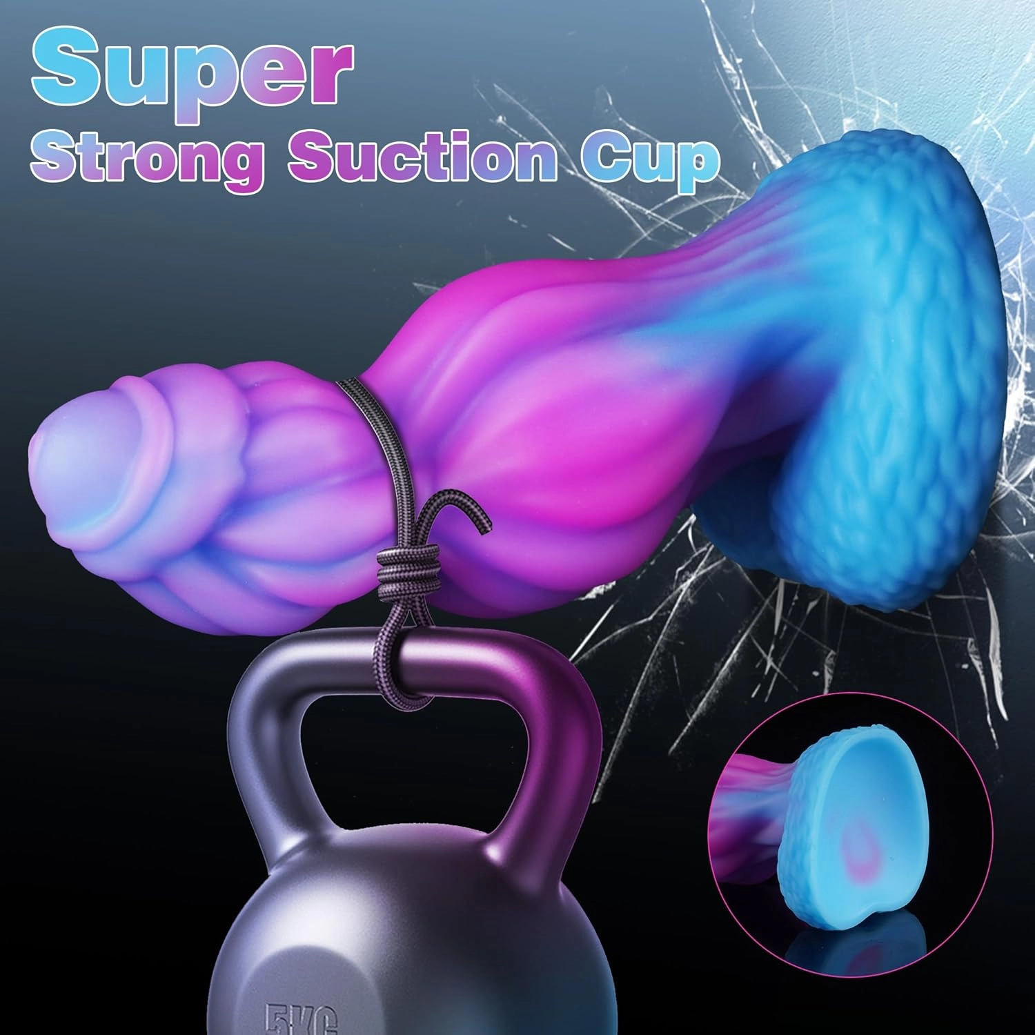 Ryan 7'' Thick Knot Dildos with Powerful Suction Cup-Laphwing