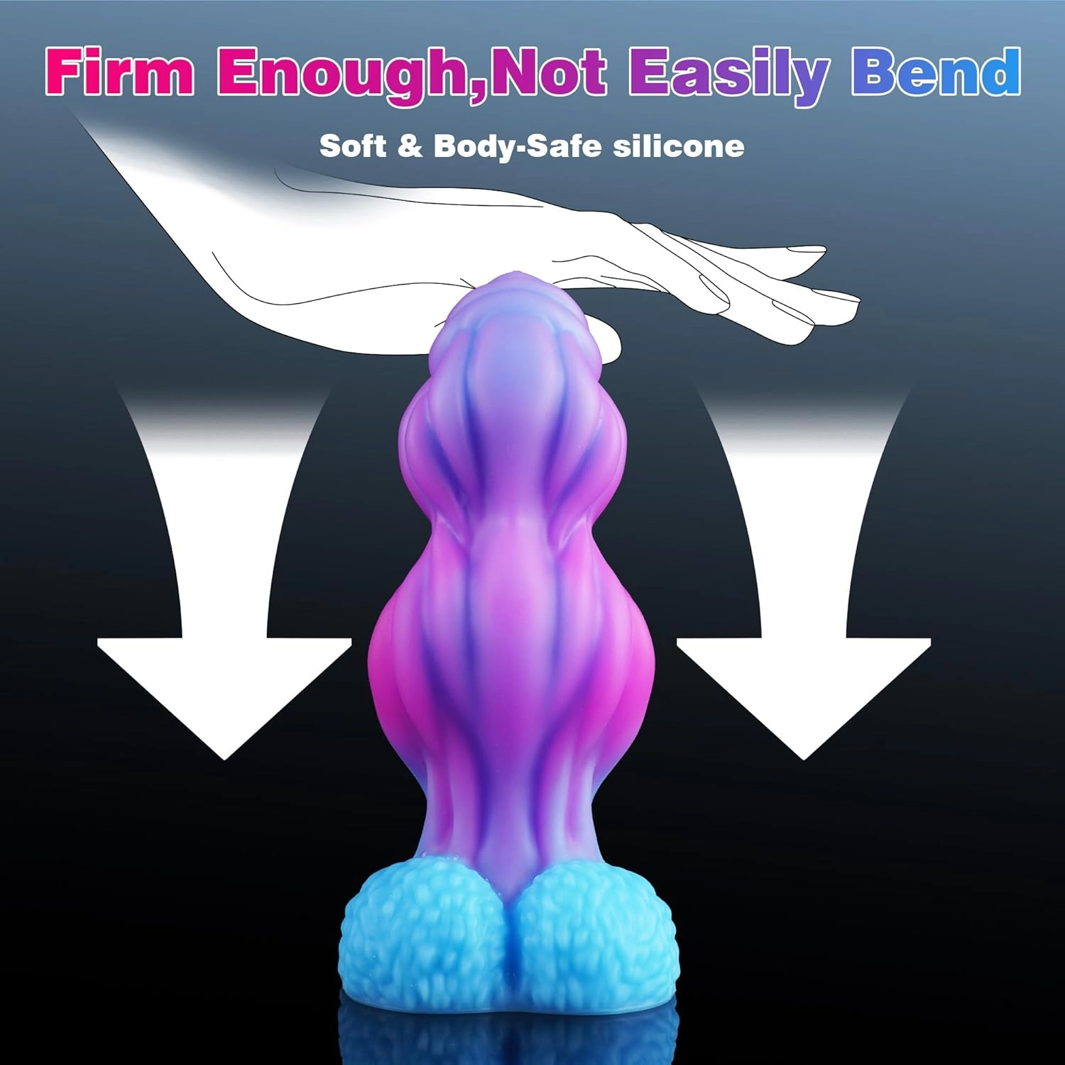 Ryan 7'' Thick Knot Dildos with Powerful Suction Cup-Laphwing