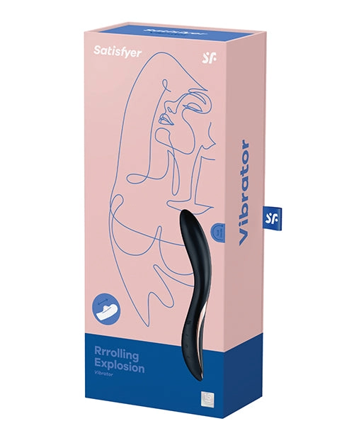 Satisfyer Rrrolling Explosion G Spot Vibrator In Black