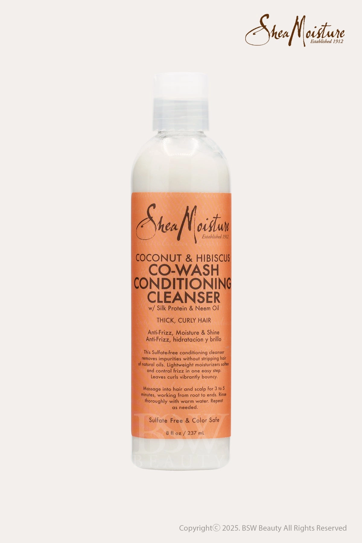 SHEA MOISTURE COCONUT & HIBISCUS CO-WASH CONDITIONING CLEANSER 8oz