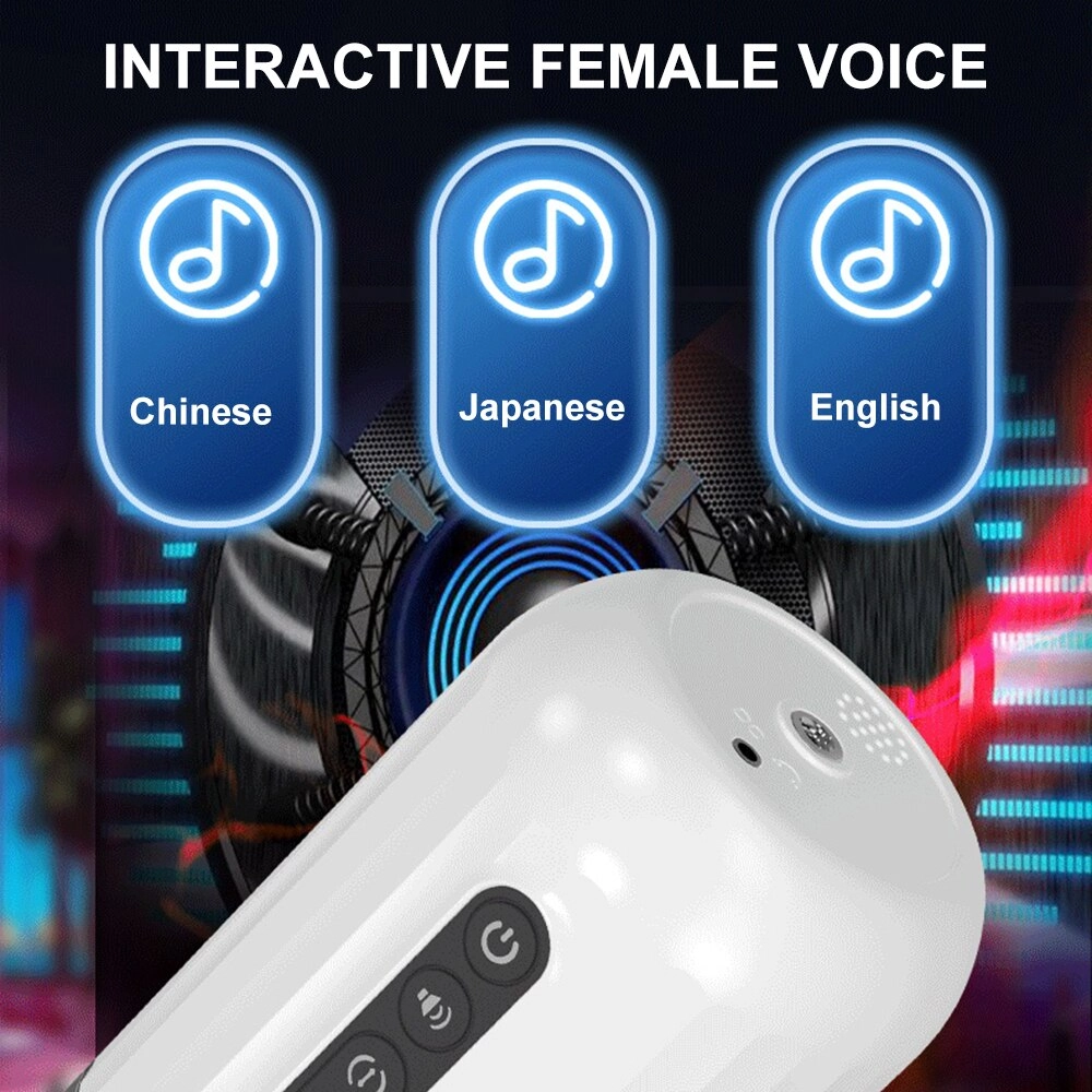 Silicone Automatic Male Masturbator Telescopic Rotation Vagina Masturbation Sex Toys for Men
