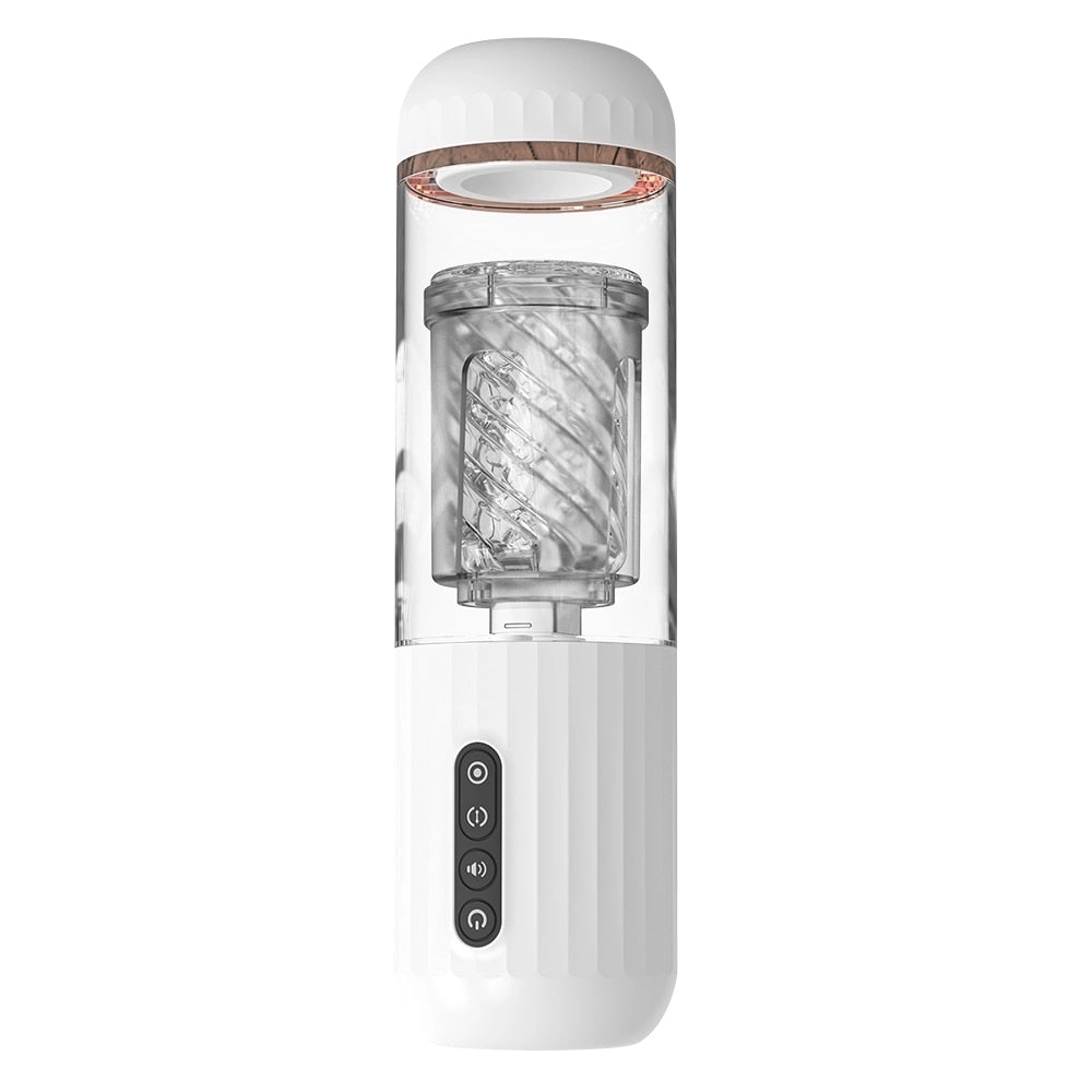 Silicone Automatic Male Masturbator Telescopic Rotation Vagina Masturbation Sex Toys for Men