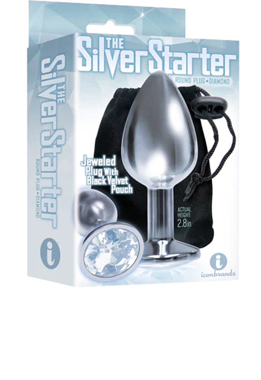 Silver Starter; Diamond Round Jewel