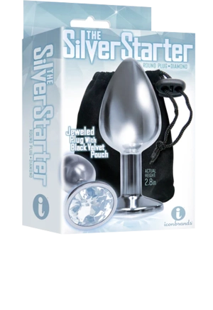 Silver Starter; Diamond Round Jewel