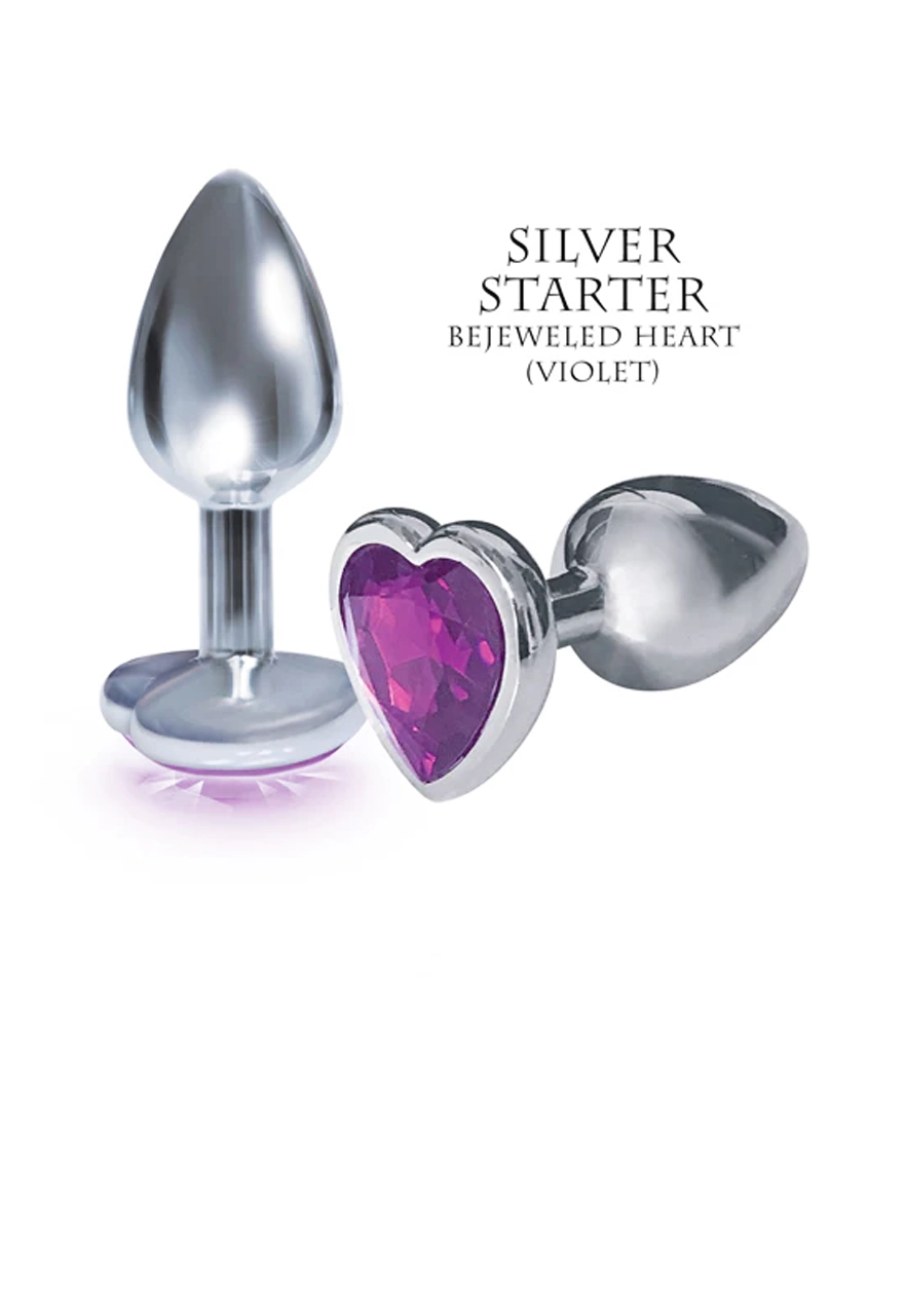 Silver Starter; Pink Heart Jewel