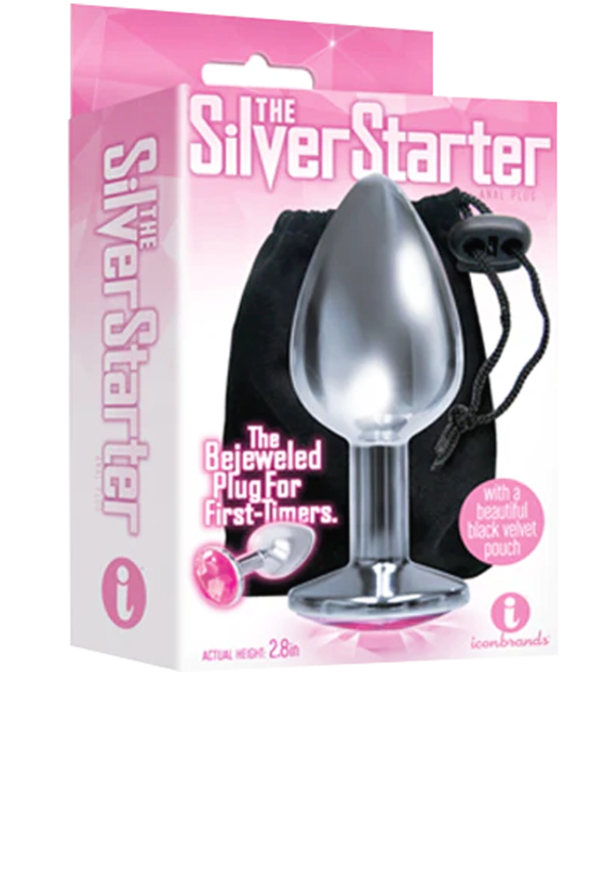 Silver Starter; Violet Round Jewel