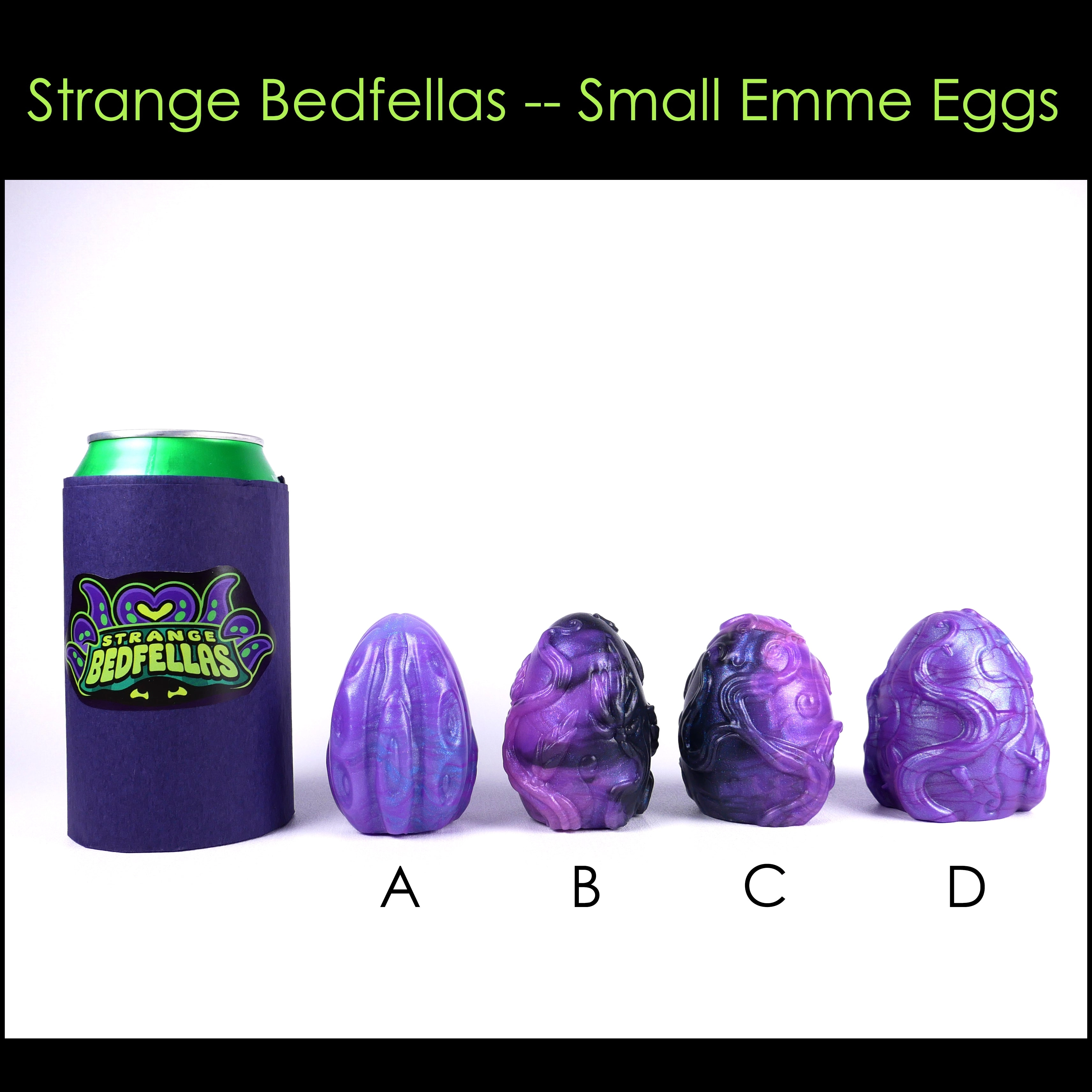 Small Emme Egg Pair -- Soft silicone -- E-1991