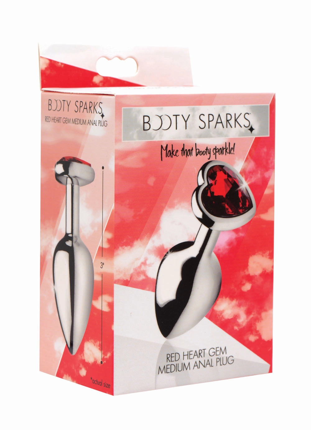 Sparkly Heart Gem Anal Plug - Shine with Booty Bling!