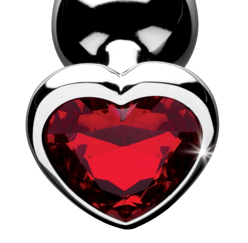 Sparkly Heart Gem Anal Plug - Shine with Booty Bling!
