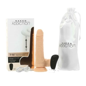 Swan Naked Addiction THE FREAK Rotating & Thrusting 7.5 Vibrating Dildo