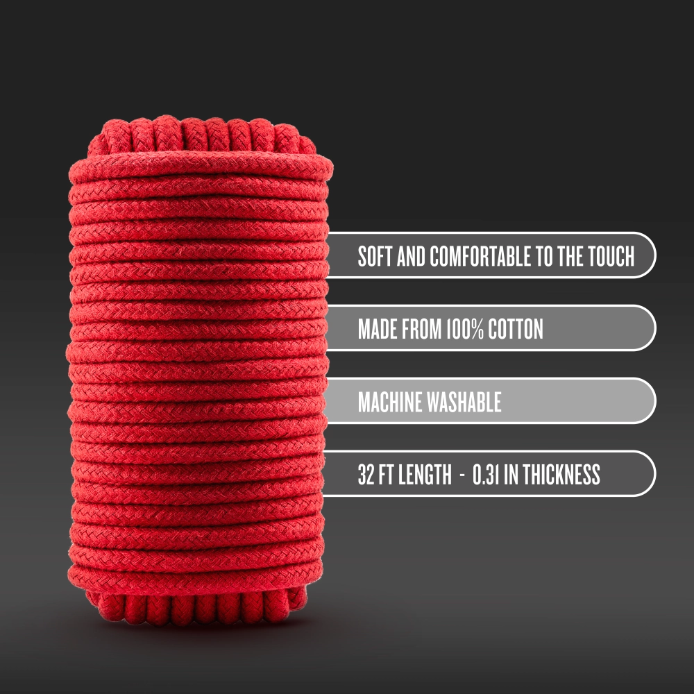 Temptasia By Blush® | Bondage Rope 32 Feet - Red