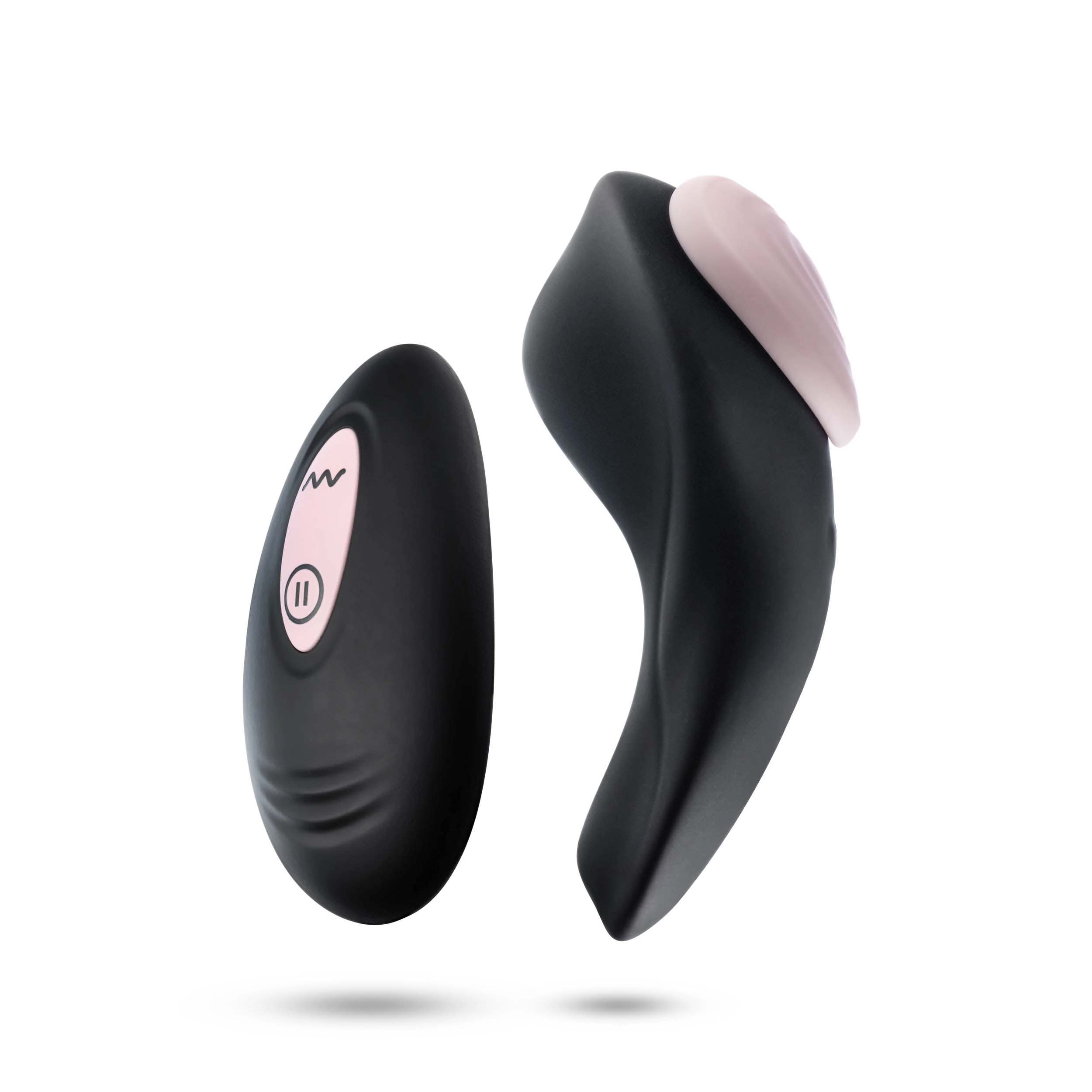Temptasia By Blush® | Heartbeat Panty Vibrator With 2 Button Wireless Remote Control in Pink - 9 Vibration Modes - Attaches Discreetly