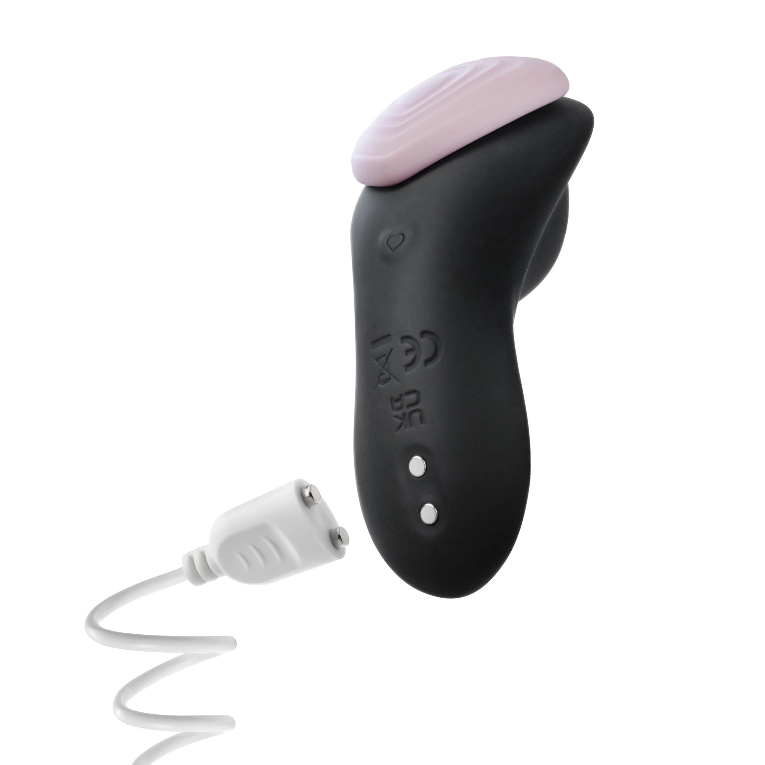 Temptasia By Blush® | Heartbeat Panty Vibrator With 2 Button Wireless Remote Control in Pink - 9 Vibration Modes - Attaches Discreetly