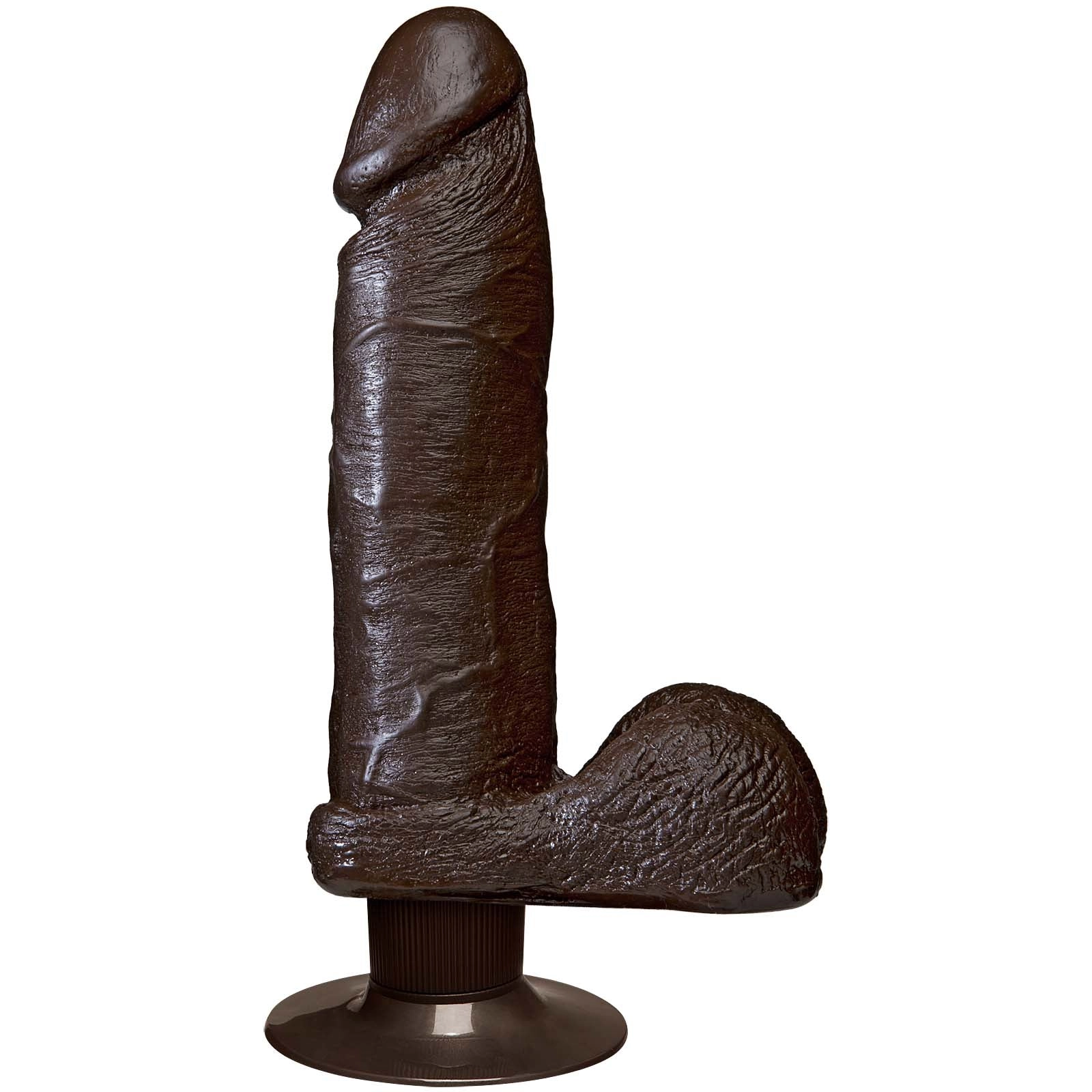 The Realistic Cock Vibrating 8” - Black