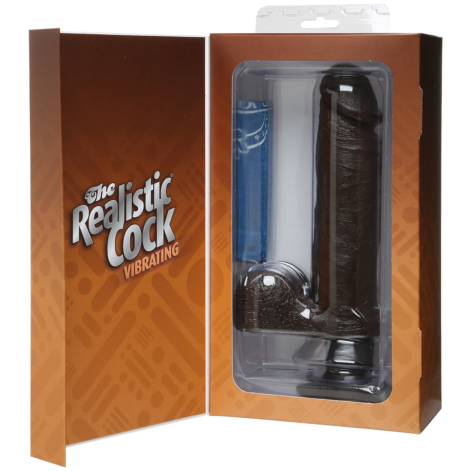 The Realistic Cock Vibrating 8” - Black