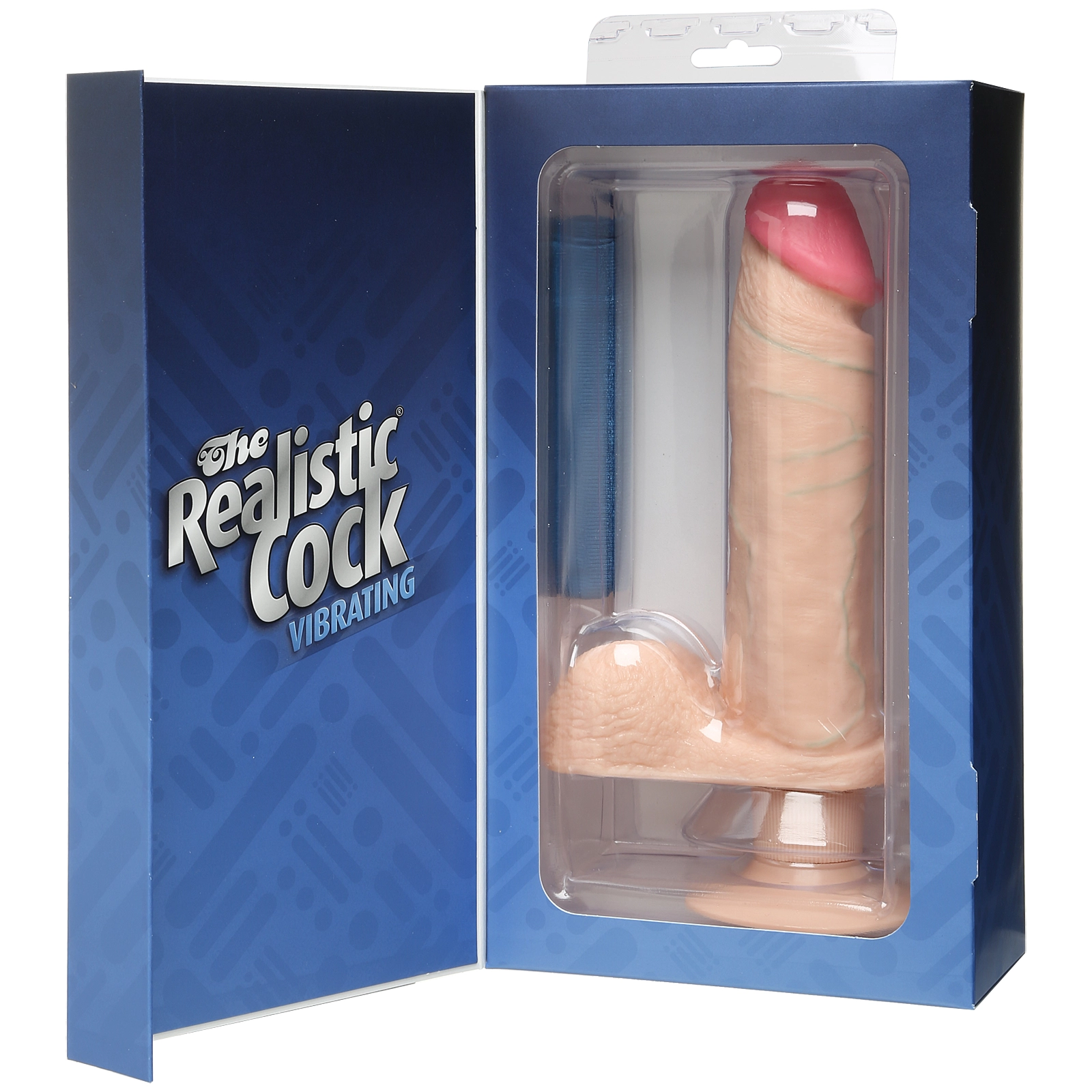 The Realistic Cock Vibrating 8” - White
