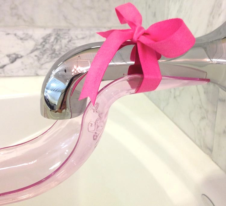 The WaterSlyde™ Bathtub Water Diverter