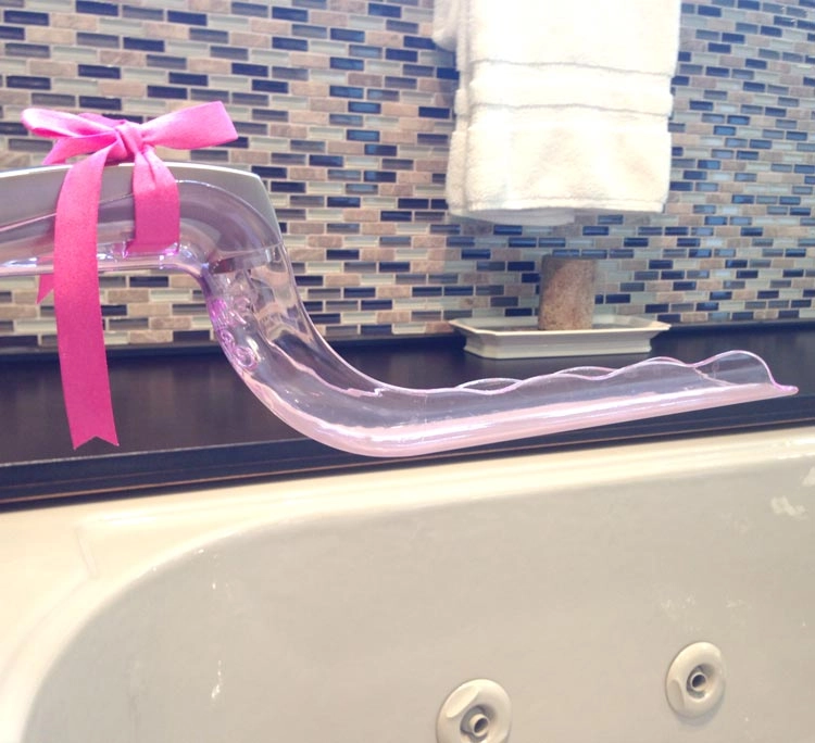 The WaterSlyde™ Bathtub Water Diverter