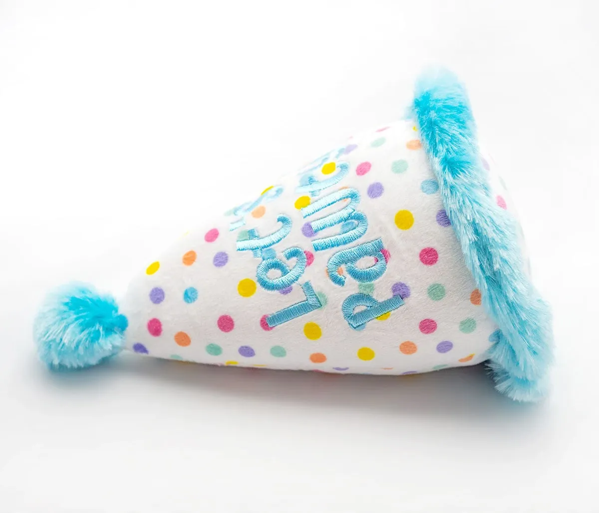 ThoozyPet Birthday Hat Plush Dog Toy