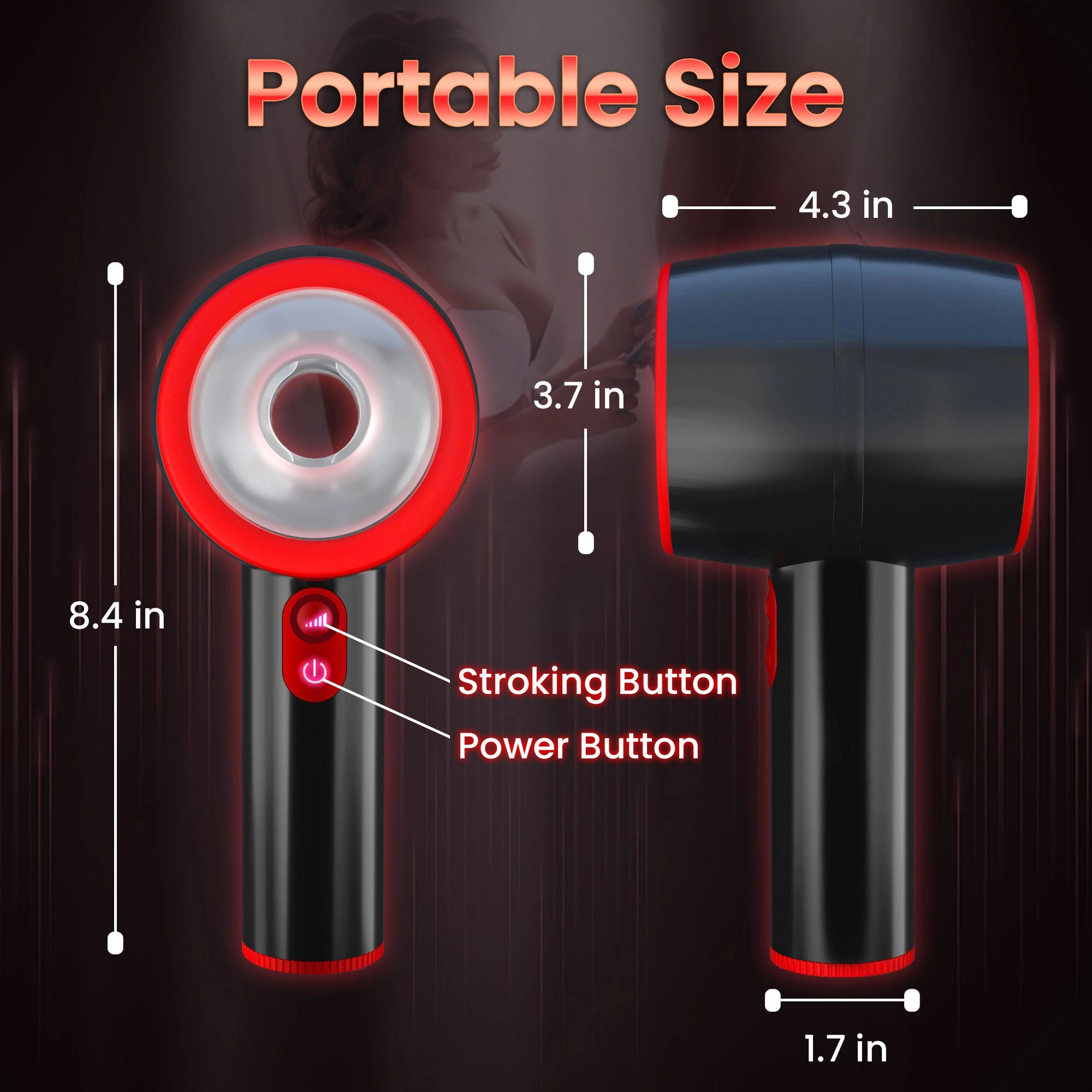 Thrusting Automatic Masturbator with Vibrating Design